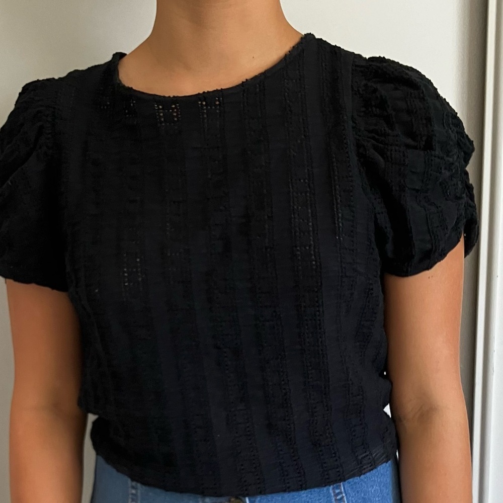 Free People open back crop top.
